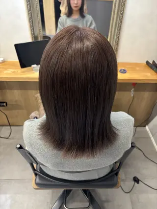 ミディアム カラー 風愛 🩵表参道🩵のヘアスタイル