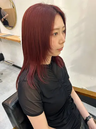 セミロング CARICIA 白木 由里加のヘアスタイル