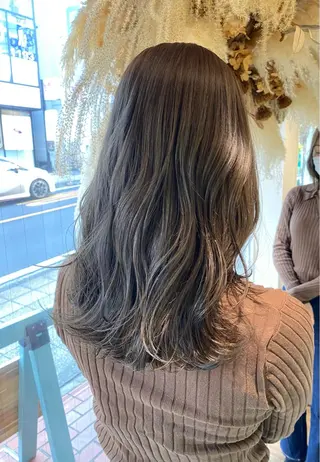 ロング カラー 透明感カラー/韓国 ヘア🩶yuri🩵のヘアスタイル