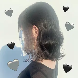 ミディアム カラー 韓国ヘア特化 💟 ララア 💟のヘアスタイル