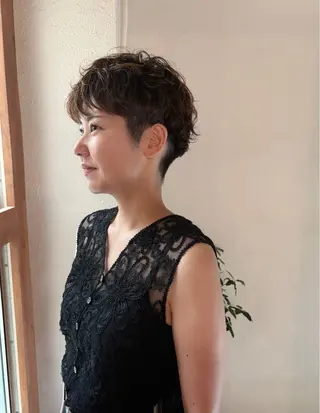 ショート ☑️aiko【艶 カラー・ショート募】のヘアスタイル
