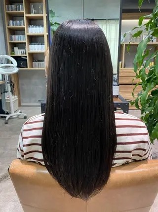 ロング 大久保 優香のヘアスタイル