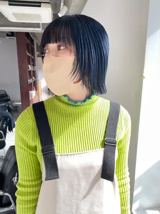 ショート カラー silo所属・silo MOKA 顔周りカット🦦のヘアスタイル