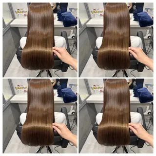 ロング カラー 髪質改善カラー艶髪× エクステ かいり✂️のヘアスタイル