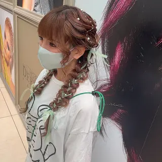 ヘアアレンジ ano心斎橋所属・心斎橋✳︎ 髪質改善✴︎コガのヘアスタイル