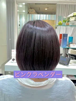 ミディアム カラー ワンカラーさくら🌸 /モデル募集中/池袋のヘアスタイル