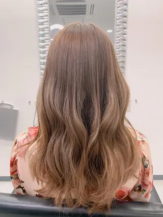 セミロング ルービック難波／韓国 /艶カラー/KAZUのヘアスタイル