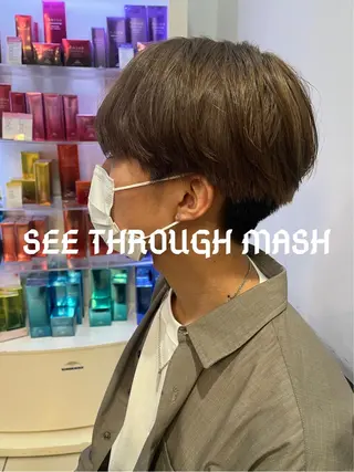 ショート メンズ 🥇メンズパーマ /縮毛矯正/木村神心のヘアスタイル