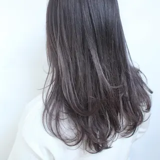 セミロング カラー ヘアアレンジ エクステの神様 ▫️原島ユウヤ▫️のヘアスタイル
