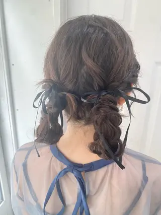 ヘアアレンジ uros.中目黒 moekaのヘアスタイル