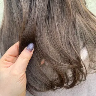 ロング カラー 韓国×巻ける髪質改善 💍maki💍のヘアスタイル