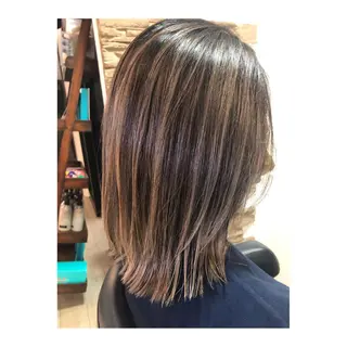 ミディアム カラー メンズパーマ 次元のヘアスタイル