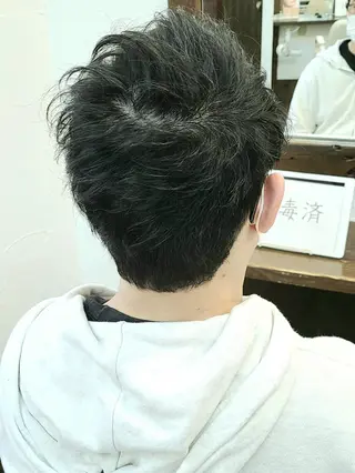 ショート メンズ 【大宮】デザイナー Anne 諳 アンのヘアスタイル