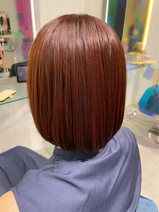 ショート カラー 安井まゆ _Box mico.のヘアスタイル