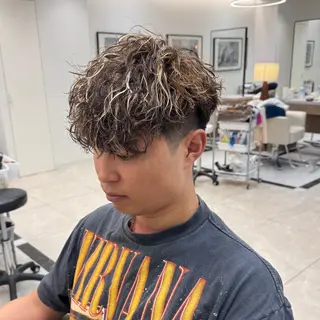 ショート カラー パーマ メンズ 名古屋のメンズ職人 /わたるのヘアスタイル