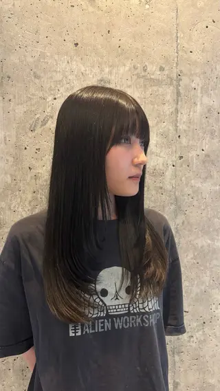 セミロング ADDICTION所属・川野 百恵のヘアスタイル