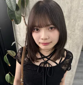 ミディアム kurune所属・kurune fuyuのヘアスタイル