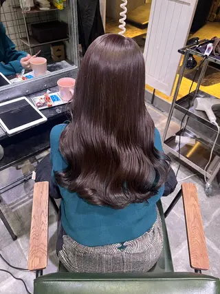 カラー AYANE 韓国ヘア /レイヤーカットのヘアスタイル