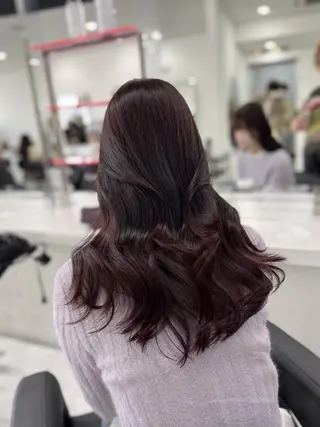 カラー 暗め透明感カラー💞 横浜UNITED💞のヘアスタイル