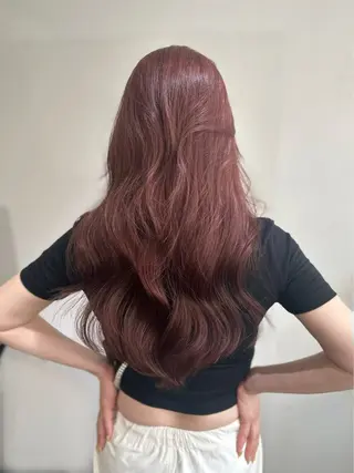 ロング カラー 🫧ナオ🫧 /韓国 ヘア/ マンツーマンのヘアスタイル