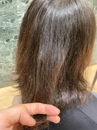 セミロング タナカ レイヤのヘアスタイル