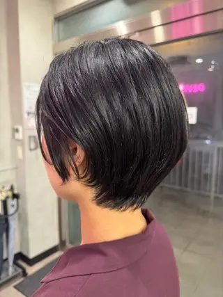 ショート カラー ヘアアレンジ 💫きたはら りおん💫のヘアスタイル