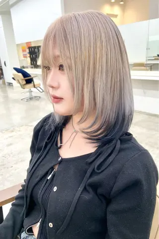 ミディアム カラー BOB🌟ハイトーン /ブリーチ/TAKUのヘアスタイル