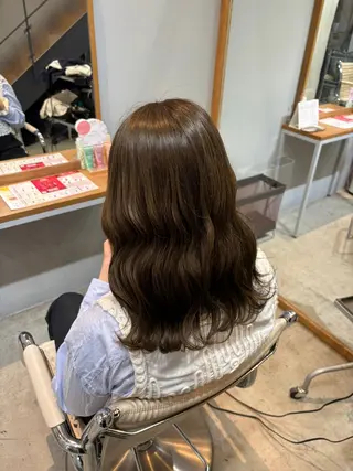 ミディアム 坂 美来乃のヘアスタイル