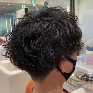 パーマ メンズ men'sカラー 小中達喜のヘアスタイル