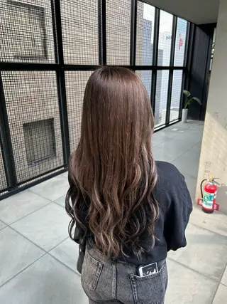 ロング カラー SITY.天神大名【シティ】所属・🦋mamiya🦋 カットモデル募集のヘアスタイル