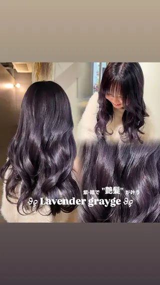 セミロング カラー 🌼花屋併設🌼 木下奈々望のヘアスタイル