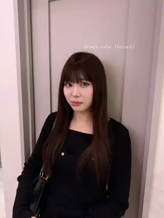 ロング カラー Maison LAND所属・Maisonland 洵奈のヘアスタイル