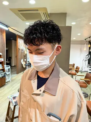 パーマ メンズ OLTI所属・中村 勇星のヘアスタイル