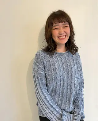 ミディアム COMILE 🌼 SUZUKAのヘアスタイル