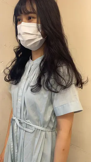 ロング レイヤーカット/ 透明感カラーmikuのヘアスタイル