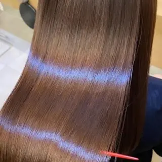 ロング 縮毛矯正☆白髪ぼかし 専門ゆうぞうのヘアスタイル