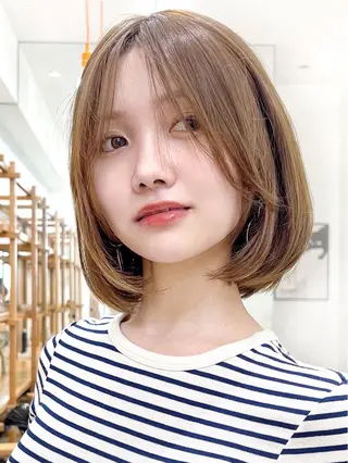 ショート Say.石川葵 ショートボブ前髪のヘアスタイル