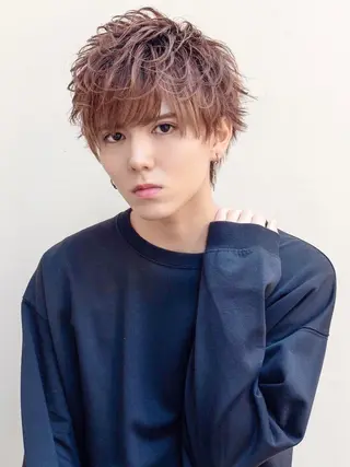 ショート メンズ 美髪矯正 Rioのヘアスタイル