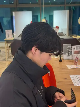 ショート メンズ メンズ特化/ センターパート/八谷のヘアスタイル