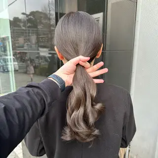 ロング カラー GO TODAY SHAiRE SALON原宿Stella店所属・山内 直英のヘアスタイル