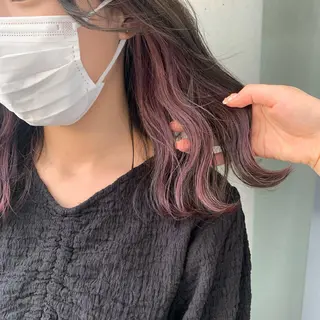 セミロング カラー SALOWIN川崎WEST店所属・🌷川崎/アレンジ/ 暖色ボブ/コトネ🌷のヘアスタイル