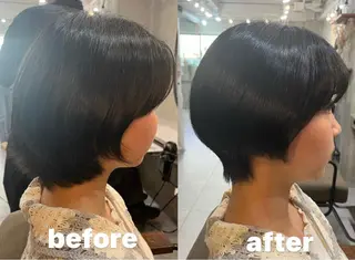 ショート RIYA❤︎ Aujuaソムリエのヘアスタイル