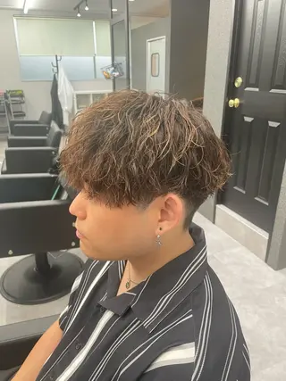 ショート パーマ メンズ 社会人向けパーマ 北千住No.1林和輝のヘアスタイル
