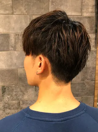 ミディアム メンズ 銀座マツナガ所属・立野 椋大のヘアスタイル