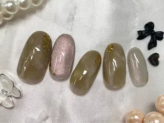 ネイル ネイルPetit Ribbonのネイルデザイン