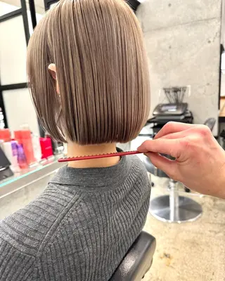 カラー YUTO歴9年 ベージュの透明感得意のヘアスタイル