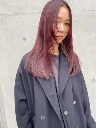 ミディアム カラー センスをお届けします 大谷将生INFPのヘアスタイル