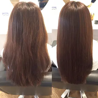 セミロング パーマ 代官山/恵比寿所属・髪質改善/縮毛矯正 専門 代官山/恵比寿のヘアスタイル