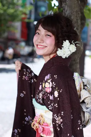 白髪ぼかしハイライト 着付けヘアアレンジのその他イメージ