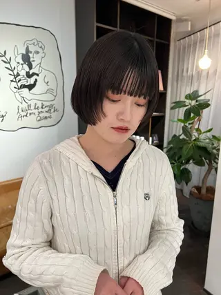 ショート デザインカット 加藤園のヘアスタイル
